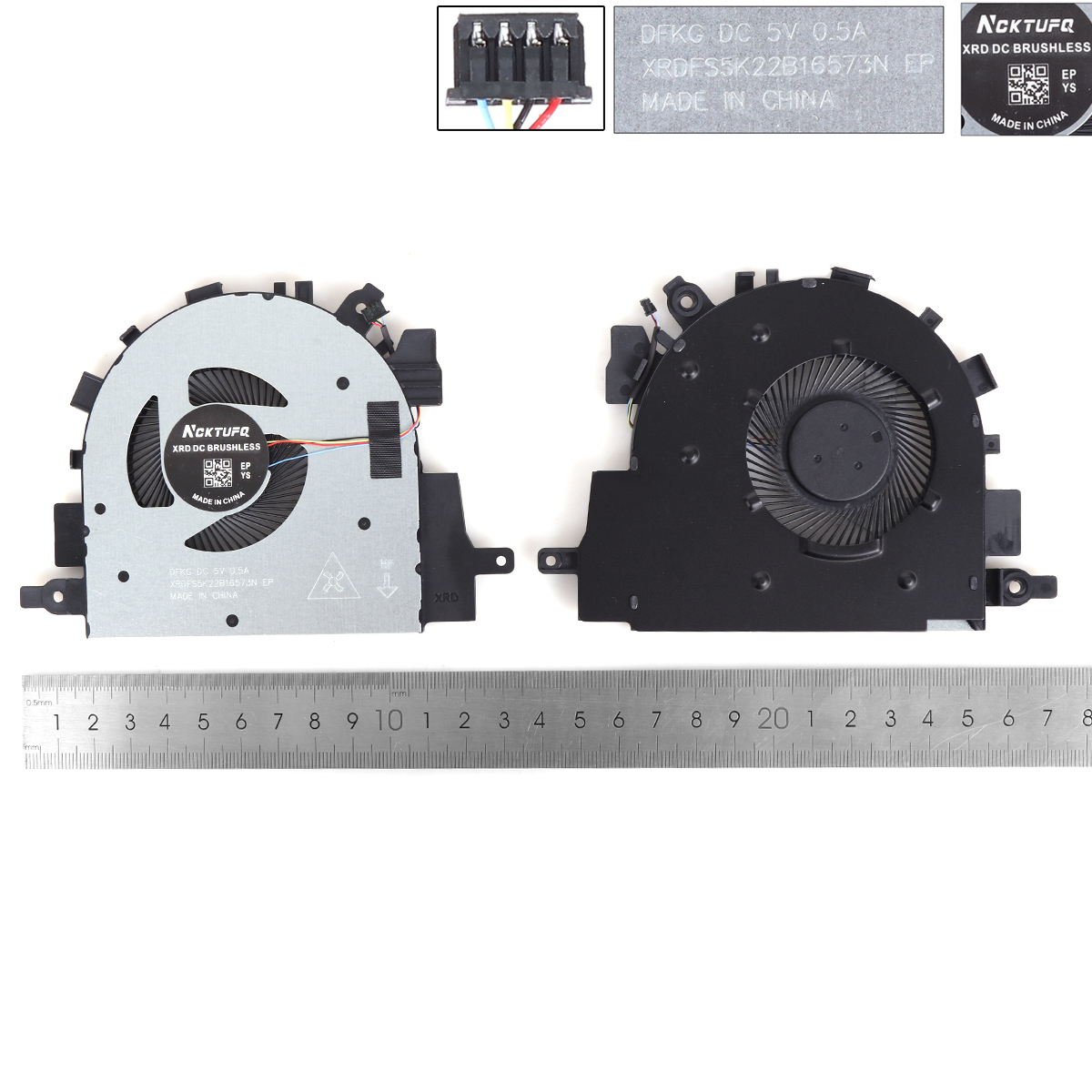 Picture of New Replacement CPU Cooling Fan For Lenovo  V15 G2-ⅠTL ideapad 3-15ITL6 15ADA6 15ALC6 （High copy） N/A Layout